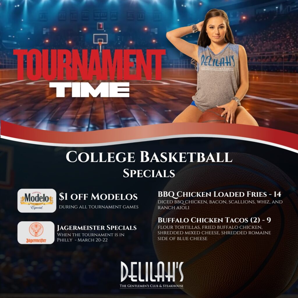 College Basketball games at Delilah's