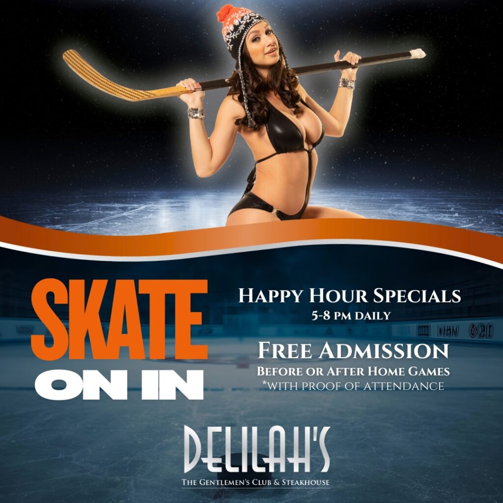 Skate On In to Delilah's for Hockey action.