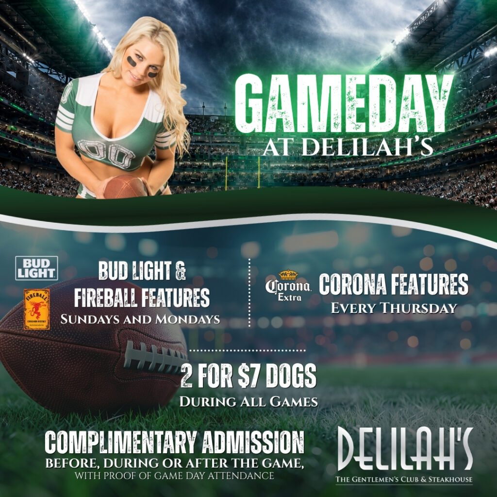 Catch Eagles Football Games at Delilah's. Free Admission with proof of attendance