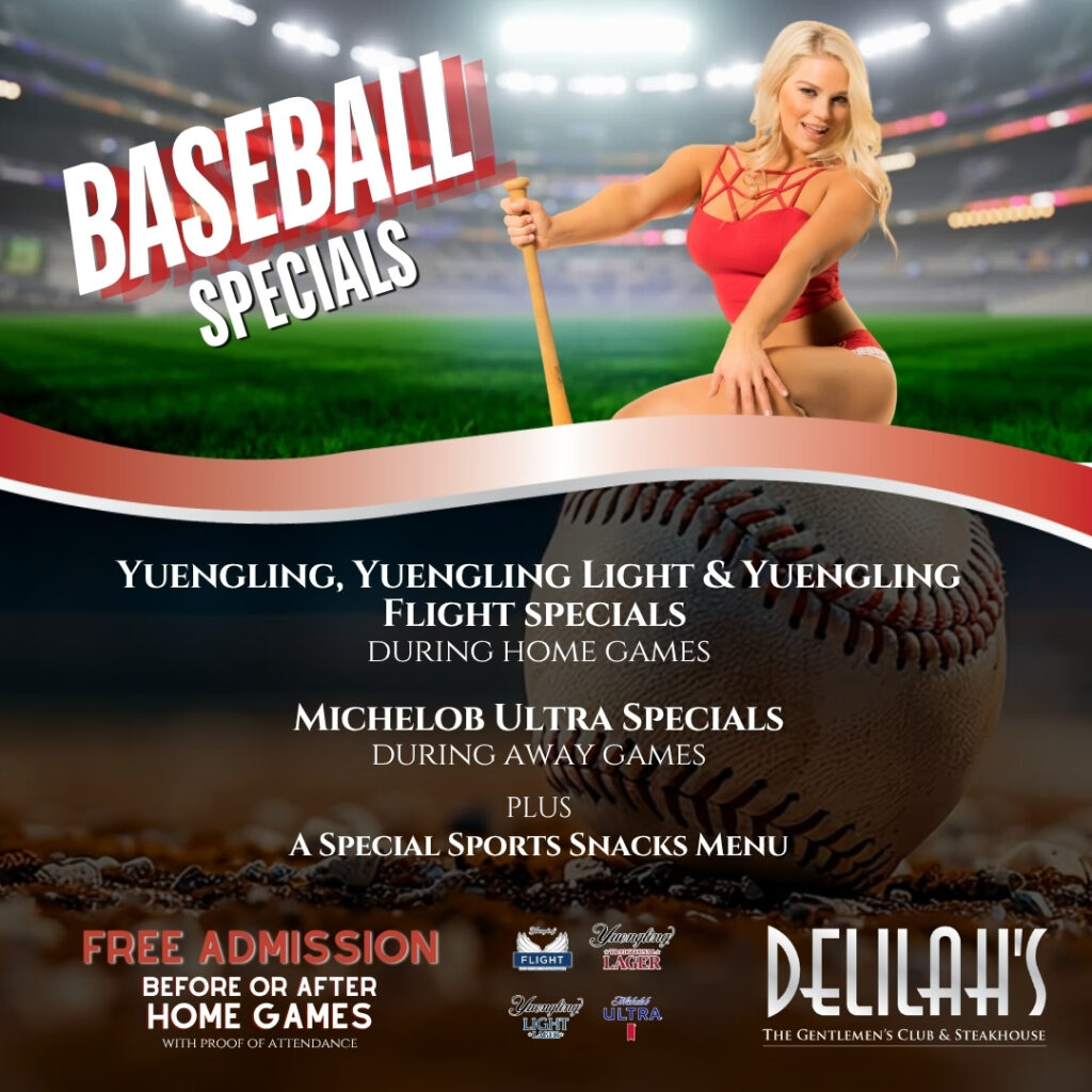 Delilah's Baseball specials